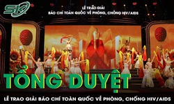 Toàn cảnh buổi tổng duyệt Lễ trao giải báo chí toàn quốc về HIV/AIDS