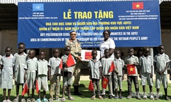 Đội Công binh số 4 gieo mầm nhân ái giữa lòng Abyei