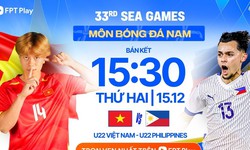 Kênh và link xem trực tiếp đội tuyển U22 Việt Nam đấu U22 Philippines ngày 15/12
