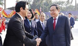 Chủ tịch Quốc hội và các Phó Chủ tịch dự Lễ khởi công, khánh thành các dự án, công trình quan trọng