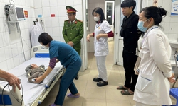 Bé trai 1 tuổi bị hóc dị vật tại chương trình xiếc