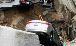 Đ&#224; Nẵng chỉ đạo khẩn vụ bất ngờ xuất hiện hố tử thần &#39;nuốt&#39; &#244; t&#244;