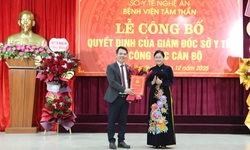 Bệnh viện T&#226;m thần Nghệ An c&#243; Gi&#225;m đốc mới