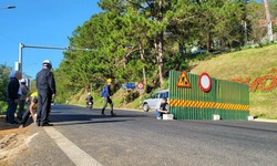 Tạm dừng lưu thông qua đèo Prenn Đà Lạt
