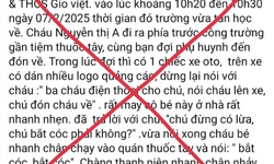 B&#225;c th&#244;ng tin học sinh lớp 4 bị d&#224;n cảnh để bắt c&#243;c khi tan học