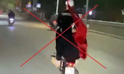 Tịch thu phương tiện thanh ni&#234;n ‘bốc đầu’ xe m&#225;y qua tin b&#225;o của người d&#226;n