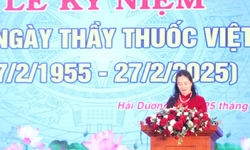 Trường ĐH Kỹ thuật Y tế Hải Dương tổ chức Kỷ niệm 70 năm ng&#224;y Thầy thuốc Việt Nam v&#224; trao bằng tốt nghiệp kh&#243;a CKI đầu ti&#234;n