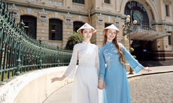 &#221; Nhi g&#226;y ch&#250; &#253; khi đưa &#39;đối thủ&#39; tại Miss World kh&#225;m ph&#225; S&#224;i G&#242;n