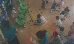 Kiểm tra camera, đ&#236;nh chỉ c&#244; gi&#225;o mầm non đ&#225;nh trẻ ở Bắc Ninh