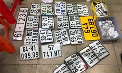 Sản xuất, mua tr&#225;i ph&#233;p biển số xe bị xử phạt thế n&#224;o?