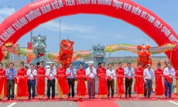B&#236;nh Thuận kh&#225;nh th&#224;nh hai c&#244;ng tr&#236;nh giao th&#244;ng hơn 1.700 tỉ đồng