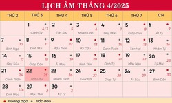 Lịch &#226;m 22/4 - &#194;m lịch h&#244;m nay 22/4 - Lịch vạn ni&#234;n ng&#224;y 22/4/2025