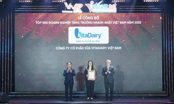 VitaDairy top 1 tăng trưởng nhanh nhất ng&#224;nh sữa Việt Nam 2025