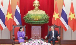 Tổng B&#237; thư T&#244; L&#226;m tiếp Thủ tướng Th&#225;i Lan Paetongtarn Shinawatra