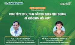 Truyền h&#236;nh trực tuyến: C&#249;ng tập luyện, thay đổi th&#243;i quen dinh dưỡng để khỏe hơn mỗi ng&#224;y