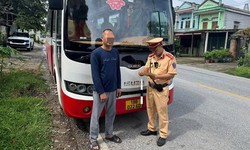 Xử l&#253; t&#224;i xế xe kh&#225;ch đi ngược chiều 90km/h giữa trời mưa 