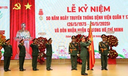 Bệnh viện Qu&#226;n y 175 vinh dự đ&#243;n nhận Hu&#226;n chương Hồ Ch&#237; Minh