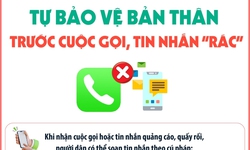 Tự bảo vệ bản thân trước cuộc gọi, tin nhắn 'rác'