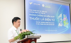 Trường đại học y tế c&#244;ng cộng v&#224; quỹ Vinfuture hợp t&#225;c ph&#242;ng chống - kiểm so&#225;t thuốc l&#225; điện tử học đường