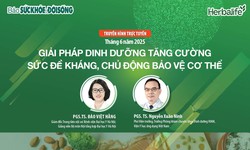 Truyền h&#236;nh trực tuyến: Giải ph&#225;p dinh dưỡng tăng cường sức đề kh&#225;ng, chủ động bảo vệ cơ thể