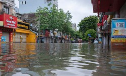 Mưa lớn sẽ khiến h&#224;ng loạt tuyến phố ở H&#224; Nội c&#243; nguy cơ ngập s&#226;u