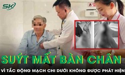 Nhiễm tr&#249;ng hoại tử su&#253;t phải cắt ch&#226;n v&#236; tắc động mạch chi dưới
