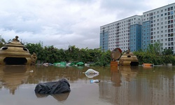 Lũ tr&#234;n c&#225;c s&#244;ng d&#226;ng cao, cảnh b&#225;o ngập &#250;ng v&#249;ng trũng thấp H&#224; Nội