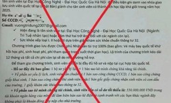 Cảnh b&#225;o hiện tượng mạo danh Đại học Quốc gia H&#224; Nội để lừa đảo &#39;tr&#250;ng tuyển&#39;