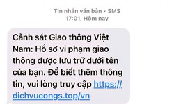 Cảnh b&#225;o thủ đoạn lừa đảo nộp phạt giao th&#244;ng qua Cổng Dịch vụ c&#244;ng Quốc gia