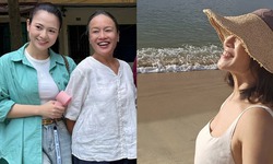 Vẻ ngo&#224;i mộc mạc của nghệ sĩ T&#250; Oanh &#39;Gi&#243; ngang khoảng trời xanh&#39;