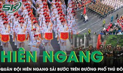 Cận cảnh 26 khối Qu&#226;n đội hi&#234;n ngang sải bước tr&#234;n đường phố Thủ đ&#244; ng&#224;y Tết Độc lập