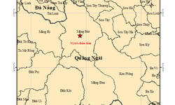 Động đất 3.3 độ ở Quảng Ng&#227;i v&#224;o s&#225;ng nay