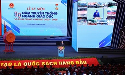 L&#227;nh đạo Đảng, Nh&#224; nước dự kỷ niệm 80 năm ng&#224;nh Gi&#225;o dục v&#224; khai giảng năm học mới