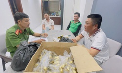 Lật tẩy chi&#234;u tr&#242; nh&#243;m đối tượng lừa đảo li&#234;n tỉnh từ nải chuối, nh&#225;nh cau bằng kim loại