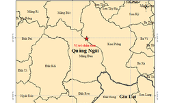 Động đất 3.5 độ ở Quảng Ngãi