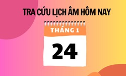 Lịch âm 24/1 - Âm lịch hôm nay 24/1 - Lịch vạn niên ngày 24/1/2026
