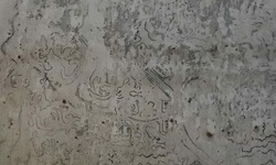 Lộ bức họa nghi bản đồ cổ sau lớp sơn tại di tích Khâm Thiên Giám