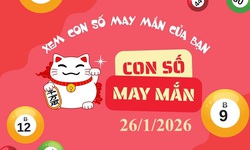 Con số may mắn hôm nay 26/1 - số tài lộc 12 con giáp theo năm sinh