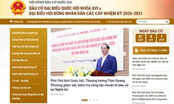 Hướng dẫn kê khai hồ sơ ứng cử ĐBQH khóa XVI, đại biểu HĐND trực tuyến