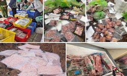 Thu giữ hơn 1 tấn thực phẩm không rõ nguồn gốc chuẩn bị tuồn ra thị trường