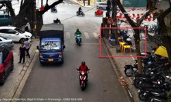 Hà Nội: 'Phạt nguội' 257 trường hợp vi phạm trật tự đô thị trong1 ngày 