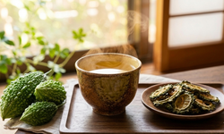 Vì sao người Nhật Bản uống trà mướp đắng mỗi ngày?