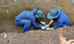 Tìm thấy hài cốt liệt sĩ trong rẫy cà phê từ thông tin của người dân Lào
