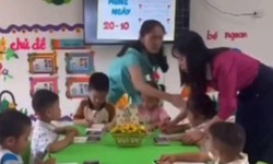 Cô giáo tát trẻ mẫu giáo ở Thanh Hóa có thâm niên hơn 20 năm trong nghề