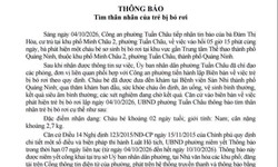 Tìm cha, mẹ đẻ cho bé trai sơ sinh bị bỏ rơi rạng sáng