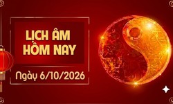 Âm lịch hôm nay 7/10 - Lịch âm 7/10 - Lịch vạn niên ngày 7/10/2026