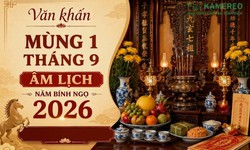 Bài văn khấn mùng 1 tháng 9 âm lịch 2026 cầu gia đạo bình an