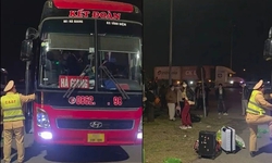 Chở quá số người quy định, tài xế và chủ xe khách bị phạt gần 200 triệu đồng