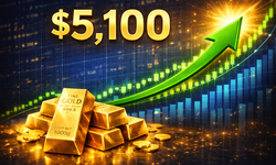Giá vàng thế giới vượt 5.100 USD, dự báo tiếp tục tăng