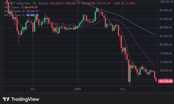 Bitcoin ngày 24/2 cắm đầu lao dốc